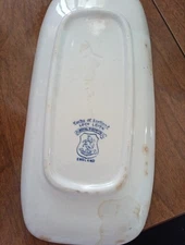 Royal Warwick Lochs of Scotland  Covered Butter Dish Blue Loch Level