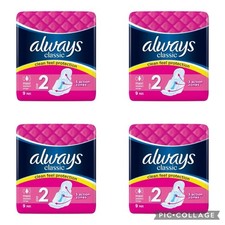 Always Maxi Classic Long Plus Pads 4 Packs Sanitary Towels Heavy Night Flow