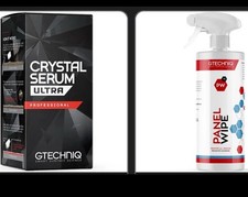 GTECNIQ 50ml Crystal Serum Ultra Pro Sealed & 250 Ml Panel Prep.