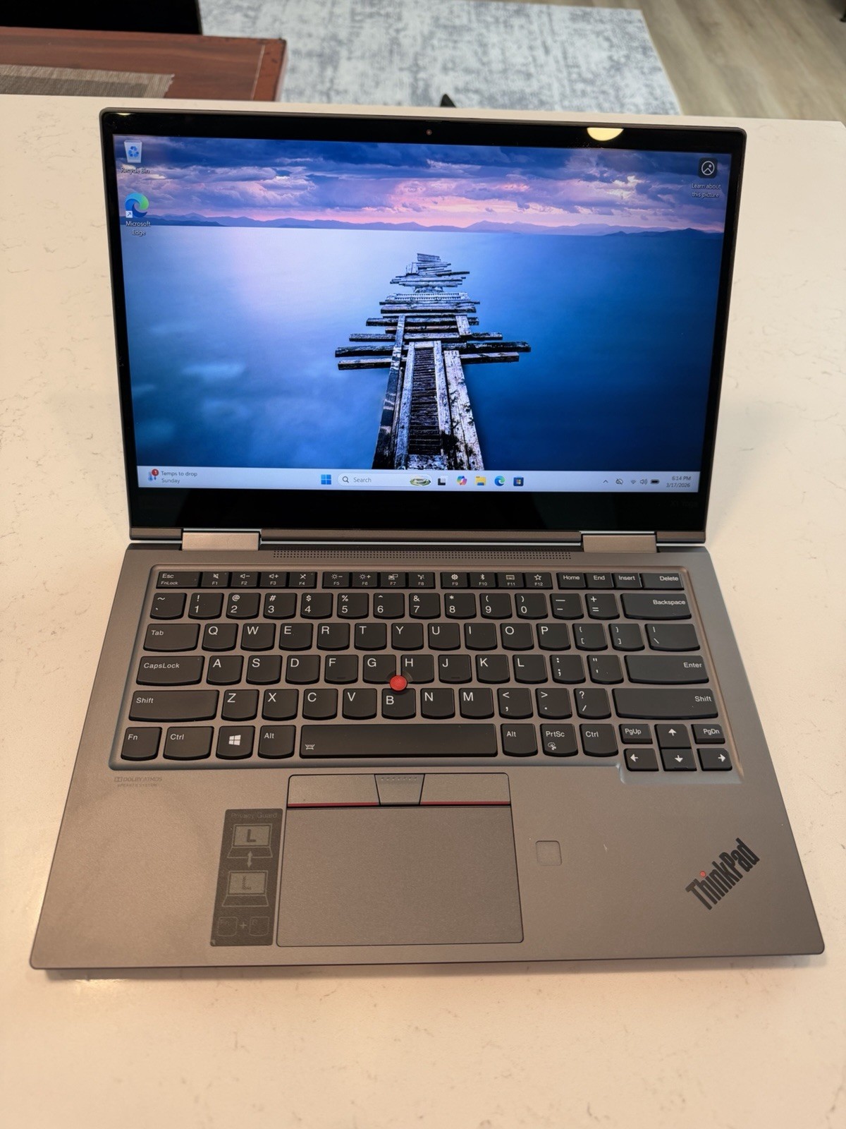 Lenovo ThinkPad X1 Yoga, 14-Inch Laptop, with I7 10th Gen, 512 GB SSD (Solid State Drive), Windows 11 Home