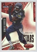 2015 Certified Stars Mirror Red 6/199 Richard Sherman #S30 1l2