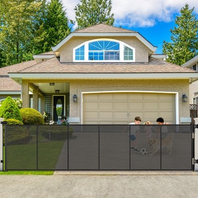250 Reinforced Extra Wide Baby Gate Retractable Dog Gate, 21ft Extra Long Bab...