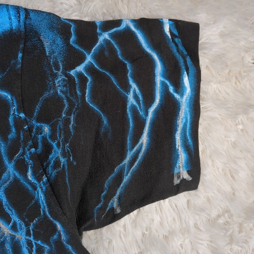 Vintage Wild Oats Lightning Test Print Shirt Sz XL AOP - Picture 5 of 15