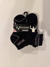 Messi Kids Cushioned Cotton Quarter Socks Small Size