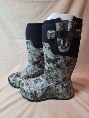 Cabela's Instinct Nanotherm 1600g Insulated Rubber Boots VSX Truetimber Mens 9M