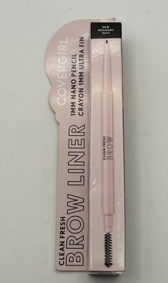 COVERGIRL ~ Black Brown (700) Clean Fresh 1MM Nano Pencil Eyebrow Brow Liner