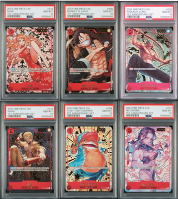 赤ナミ　ONE PIECE card 1stANNIVERSARY　PSA10 PSA 10 Nami OP01-016 R Exclusive 1st Anniversary Alt Art ONE