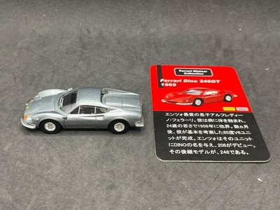 Kyosho 1/64 Ferrari collection 1 Dino 246 GT Silver Diecast model