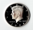 2004 S SILVER PROOF KENNEDY HALF DOLLAR - BU