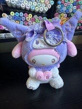 Kuromi Themed My Melody Plush Pendant