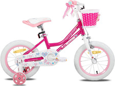 Bicicletta per Bambini 12/14/16/18/20 Pollici per Bambine Dai 2 Ai 13 Anni, Bici