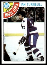 1978-79 Topps Hockey Card Ian Turnbull Toronto Maple Leafs #127 NM