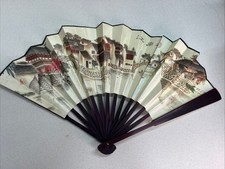 Hand Painted Beautiful Oriental Folding Fan Chinese