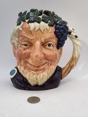 Large 1958 Royal Doulton Bacchus 7" Toby Jug D6499 - Picture 3 of 12