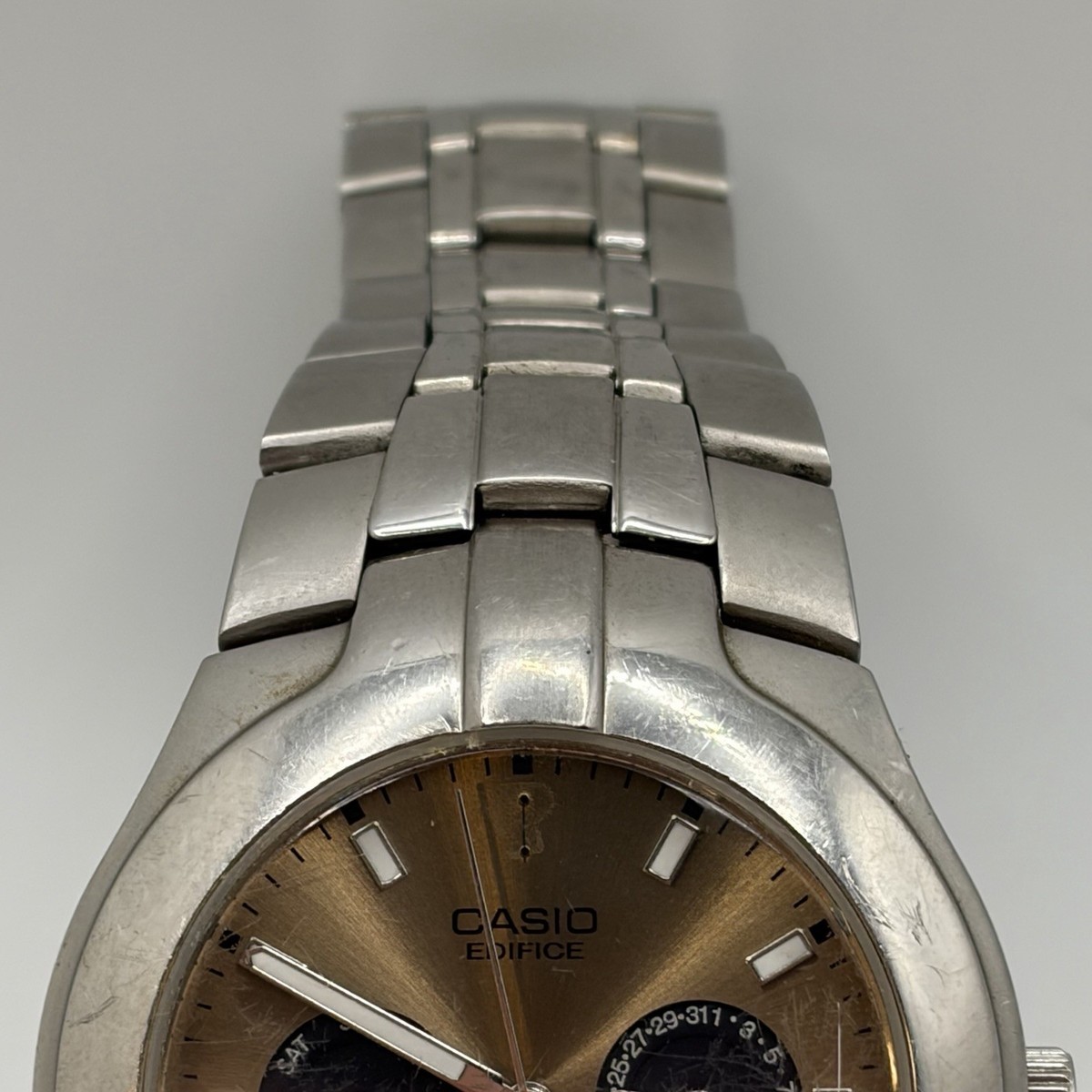 Casio Edifice EF-304 Men's Chronograph Watch Running New Battery