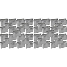 50 Clear 18650  CR123A 6 Battery Holder Storage Case for 18650 Batteries