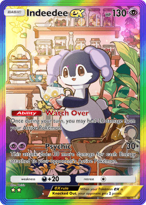 [DIGITAL] Indedee ex - Rainbow Rare - ENG - Pokemon TCG Pocket