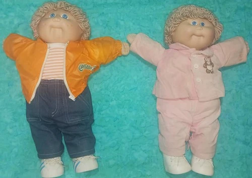 Vintage Cabbage Patch Kids Boy & Girl / 1978-1982