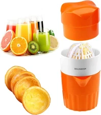 Hand Juicer Citrus Orange Squeezer Manual Lid Rotation Press Reamer for Lemon