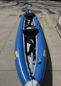 AIRE Lynx II Inflatable Kayak Blue 12'6" Self-Bailing 2 Seats