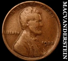 1923-S Lincoln Wheat Cent- Semi Key Better Date No Reserve #J4658