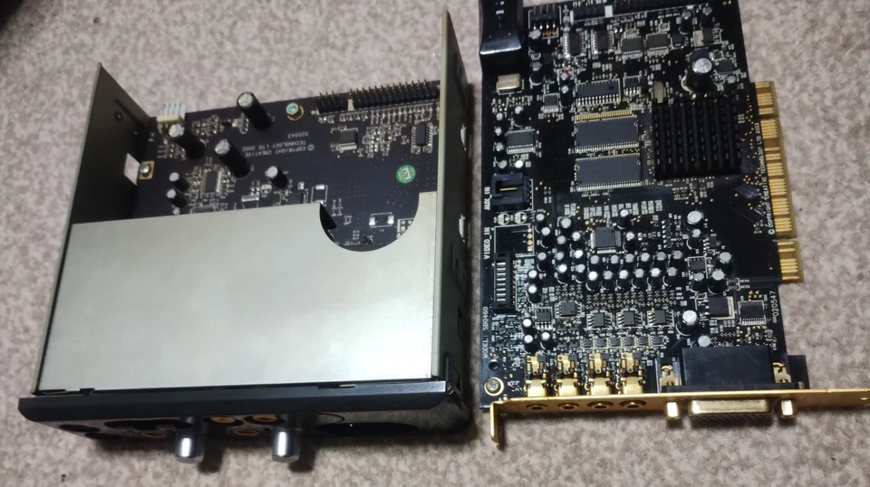 Creative Sound Blaster X-Fi Fatal1ty Edition Card SB0460 + 5.25" Front I/O panel - Image 4 of 4