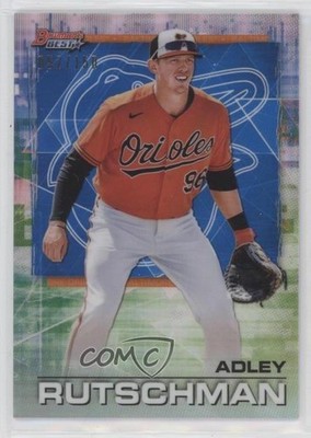 2021 Bowman's Best Blue Refractor 52/150 Adley Rutschman #25 0to6