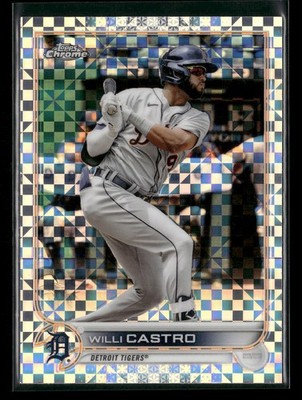 Willi Castro 2022 Topps Chrome X-Fractor #173 Detroit Tigers