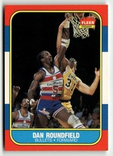 #95 Dan Roundfield 1986-87 Fleer Basketball EX C