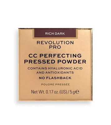 Revolution Pro CC Pressed Powder Rich Dark 5g Neu Verpackt Makeup
