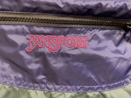 Jansport Cal State Northridge Windbreaker Mens XL Color block Vintage 90s Zip image 10