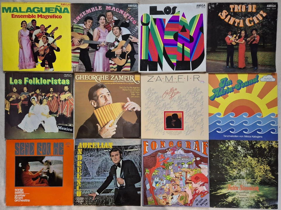 Konvolut / Sammlung - 96x LP - Weltmusik (Jazz, Folk, Pop, Rock, Chanson, etc.) - Bild 3 von 4