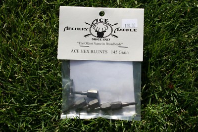 Screw In Ace Hex Blunts, 100, 125, 145, 175, or 200 Grains, 6 Packs