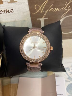 KENDALL + KYLIE | Women’s Rose Gold Tone Crystal Bezel Stainless Steel Watch Women main image 4
