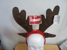 Light Up Halloween Reindeer Headband Adult Size