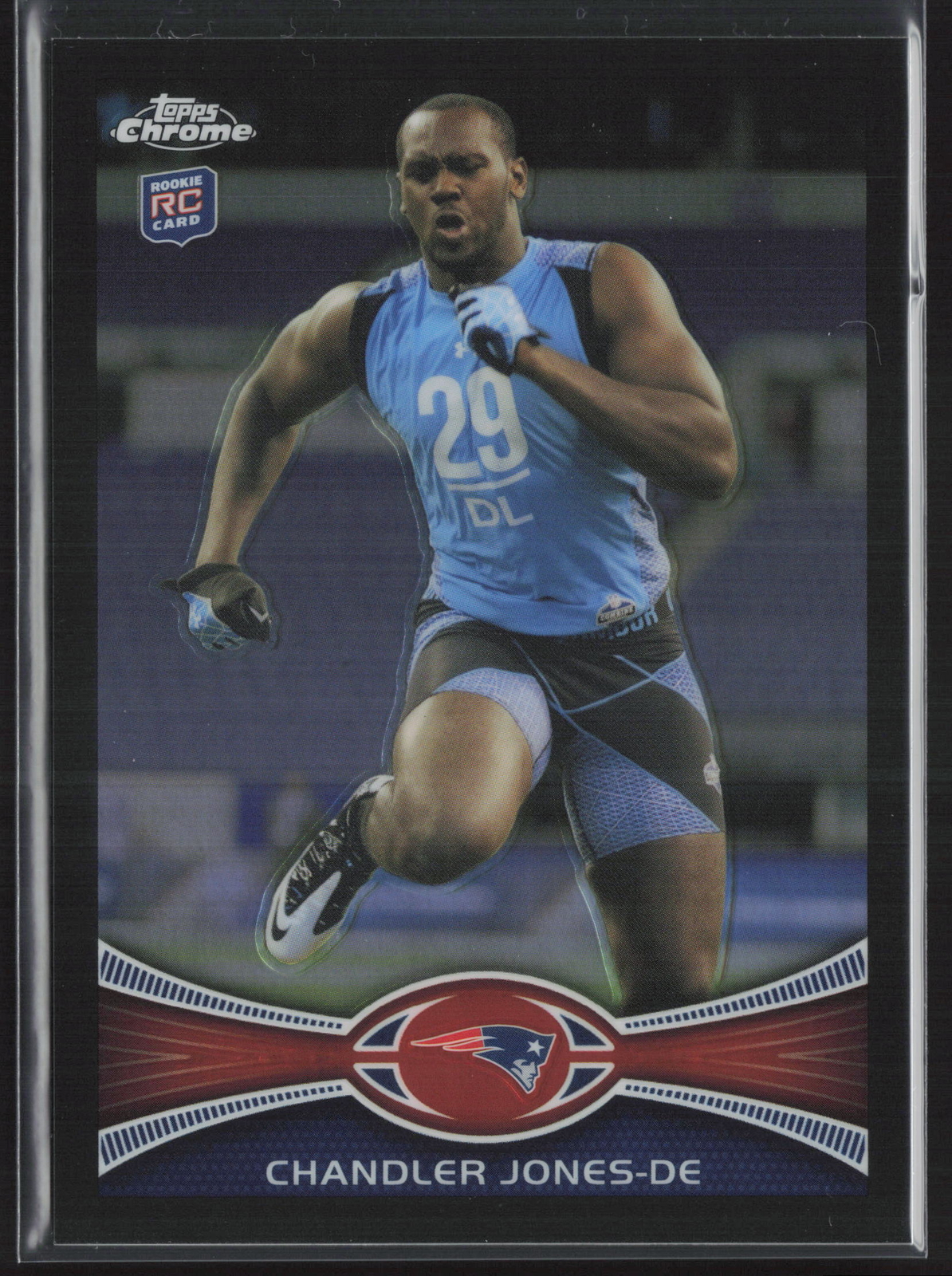 2012 Topps Chrome Chandler Jones Black Refractor /299 Rookie Card RC #140