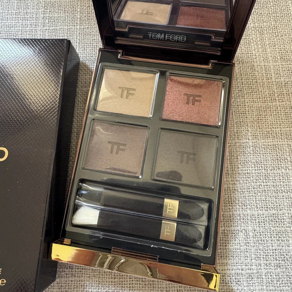 Tom Ford Eye Color Quad Creme Palette 46 Ember Bronze 0.18 Ounce - New In Box - Image 2 of 4