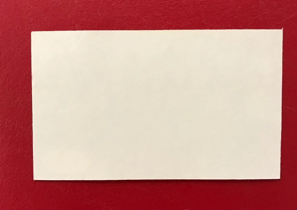 Sid Abel Single Signed Index Card JSA Certified AUTO NHL Detroit Red Wings HOF! - Image 3 of 4