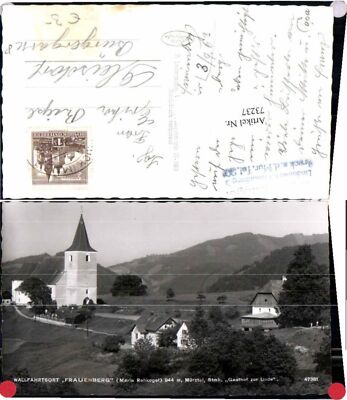 73237,Frauenberg Maria Rehkogel Bruck a.d. Mur Gasthaus Mürztal