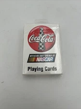 Vintage Coca Cola NASCAR Playing Cards Bicycle 1999 - NEW Sealed