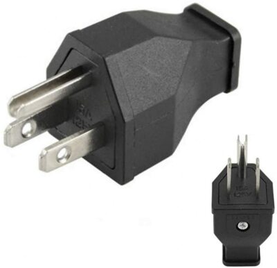 1/3/4-Wire Male Extension Cord Straight Blade Plug 15 Amp 125 Volt Grounding New