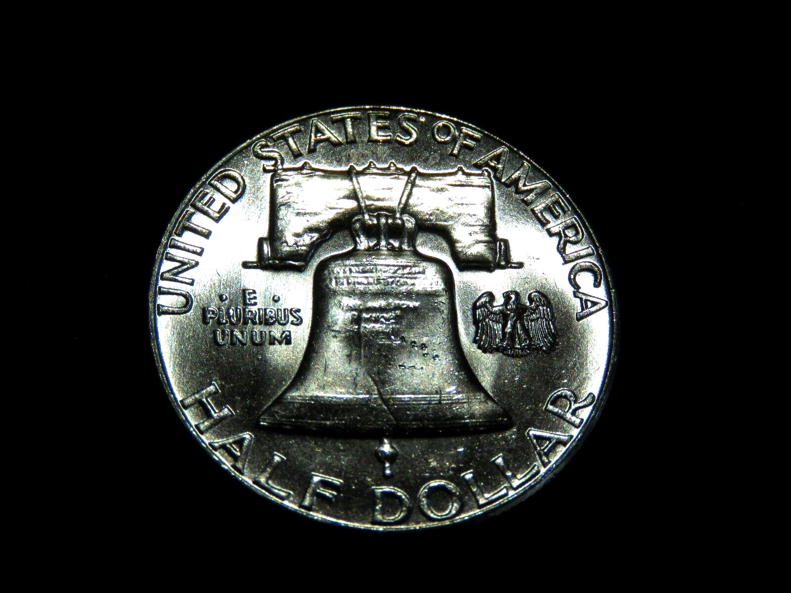 BRILLIANT UNCIRCULATED FBL 1959-P FRANKLIN SILVER HALF DOLLAR D7