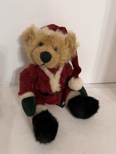 Kris-Bear Santa Claus Russ Berrie vintage plush Christmas teddy bear