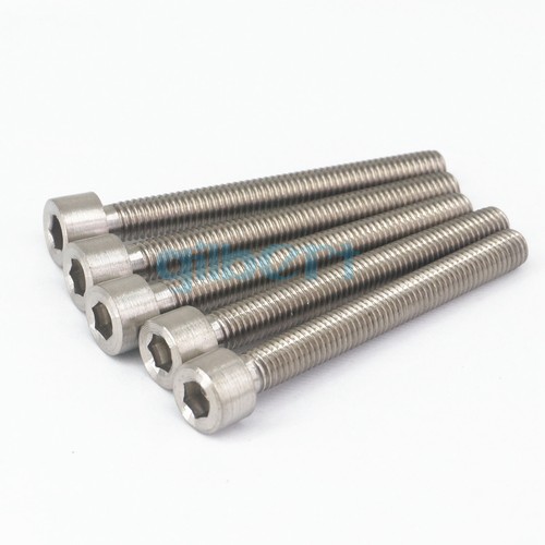10 pz M8x1,25 10 mm-120 mm GR2 bulloni a vite testa esagonale titanio DIN 912 - Foto 44 di 48