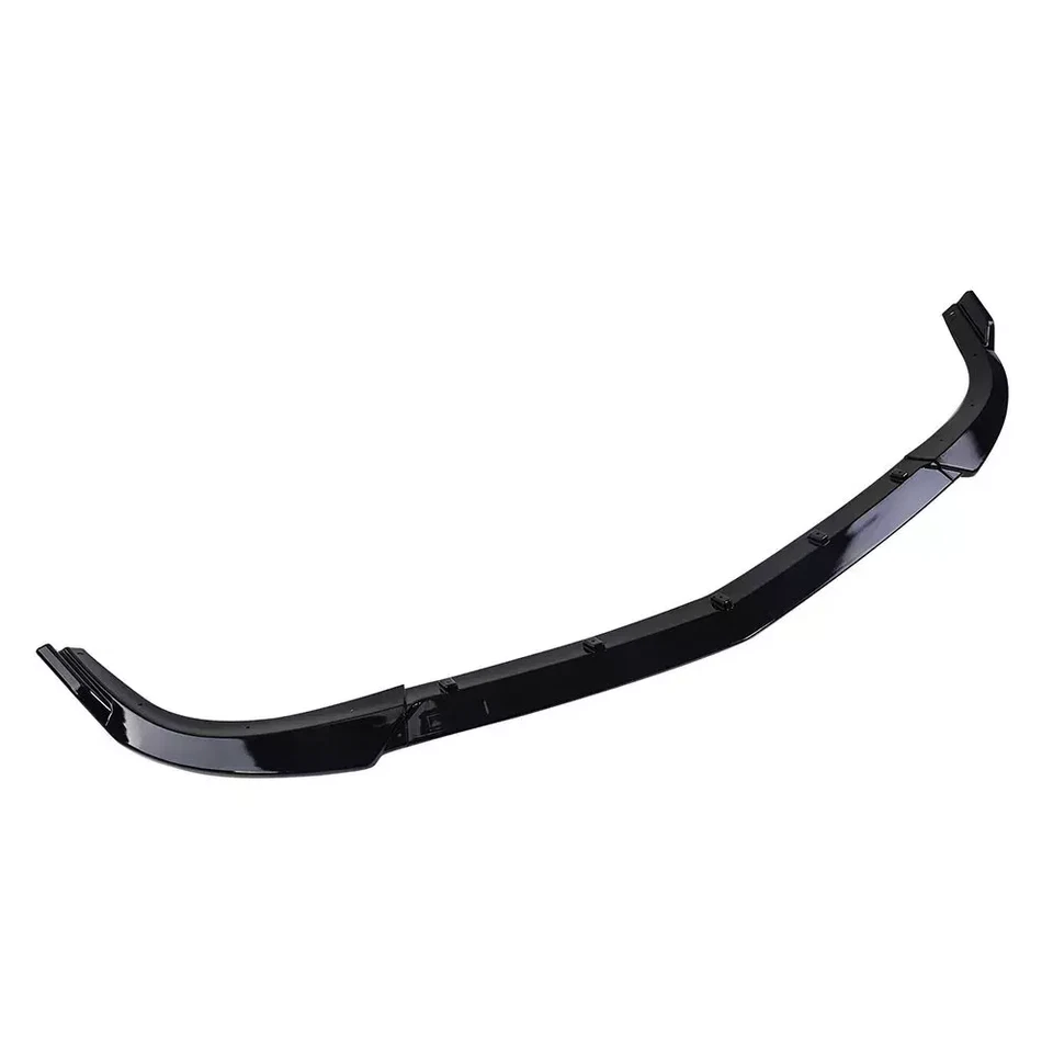 Kit de labios de parachoques delantero negro brillante para Mercedes Benz Clase C W204 Sport 2008-2014 Foto 4 de 4