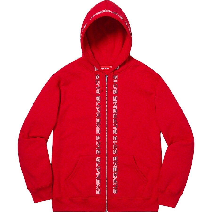 Supreme Topline Zip Up Sweatshirt Red Size Medium DS/New SS Supreme Topline Zip Up Sweatshirt Red Size Medium DS/New SS