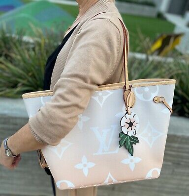 Louis Vuitton - LV Neverfull MM Damier Azur Cream Canvas Tote