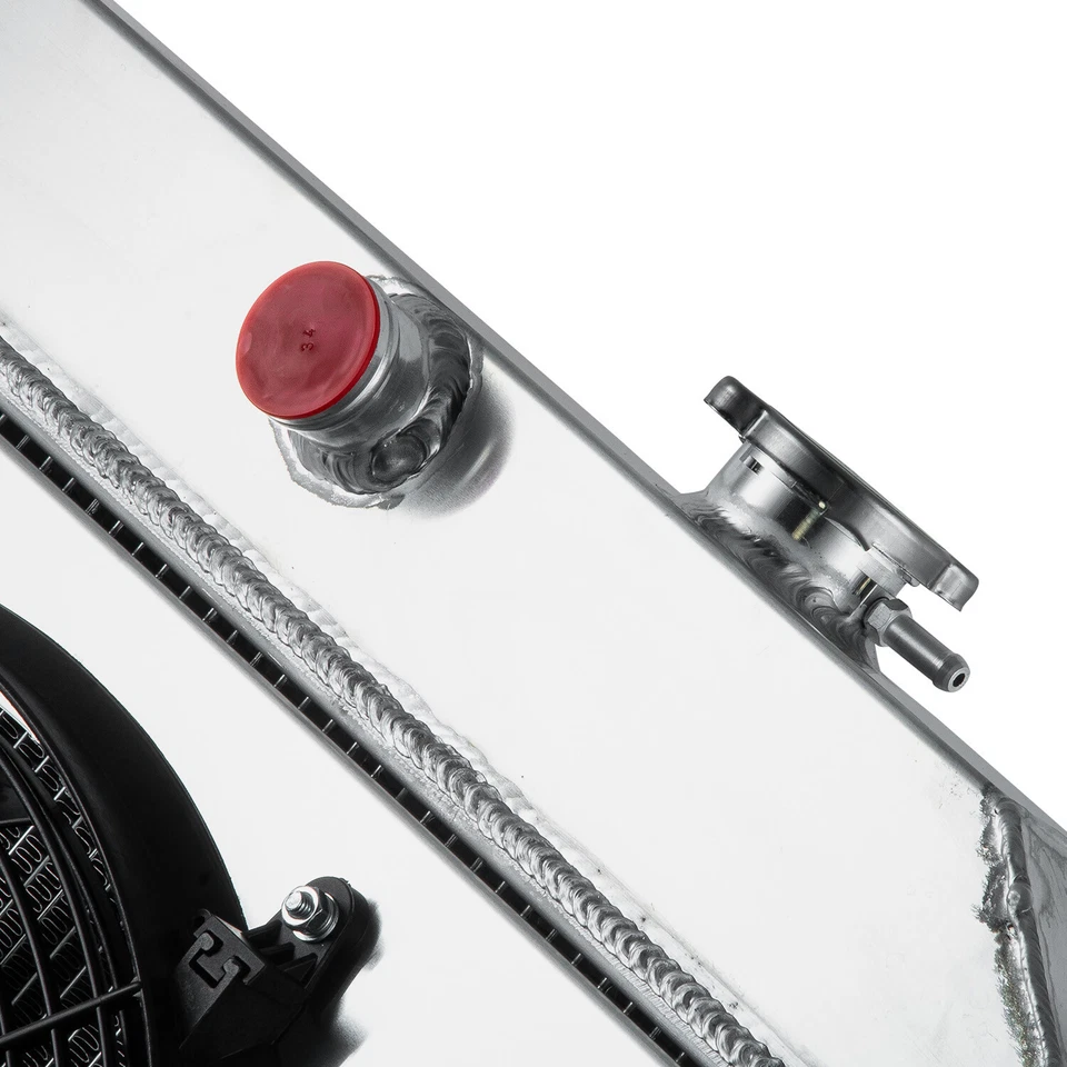 4Row Radiator Shroud Fan fit 1955~1959 Chevy GMC Truck 3100 3200 3400,3500 3600 - Imagem 3 de 4