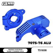 GPM Redesigned 7075 Alu Adj Motor Mount TRAXXAS 1/8 Maxx Slash 1/10 Maxx 1.0 2.0