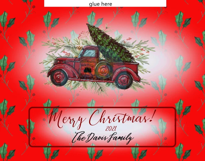 Árbol de Navidad Granja Camión Hershey Candy Bar Envolturas - Juego de 12 Foto 4 de 4